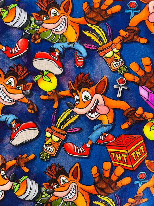 Crash bandicoot stretch insulin pump belt