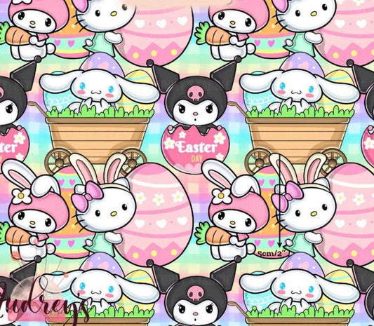 Easter hello kitty stretch insulin pump belt