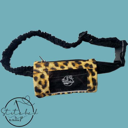 Clearance leopard print insulin pump belt