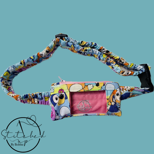 Bingo and bluey insulin pump belt