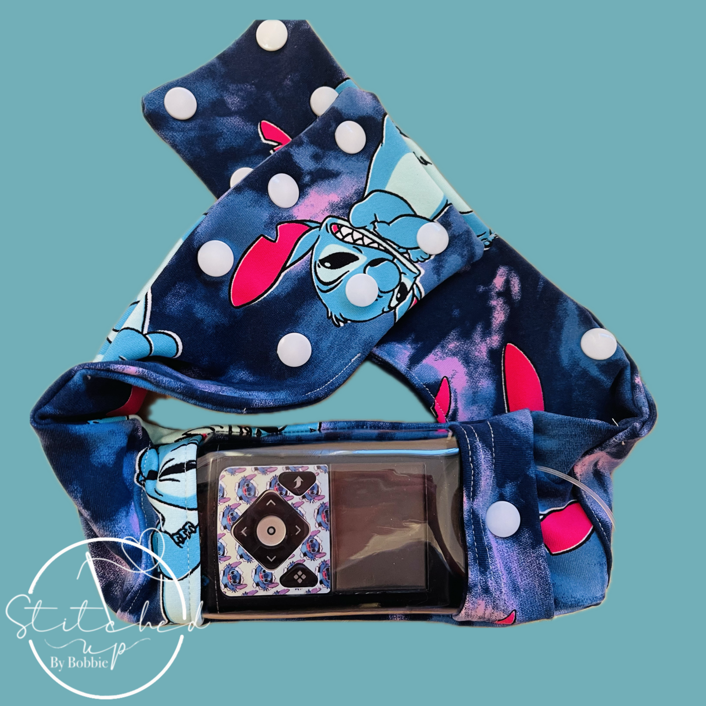 Stitch stretch insulin pump belt