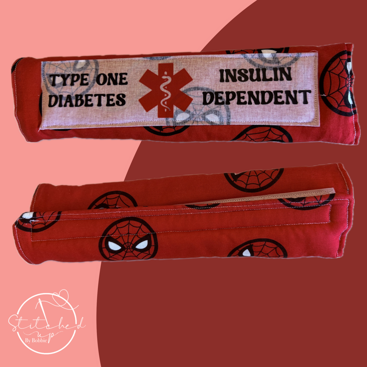 Spidey Insulin dependent seat belt cover
