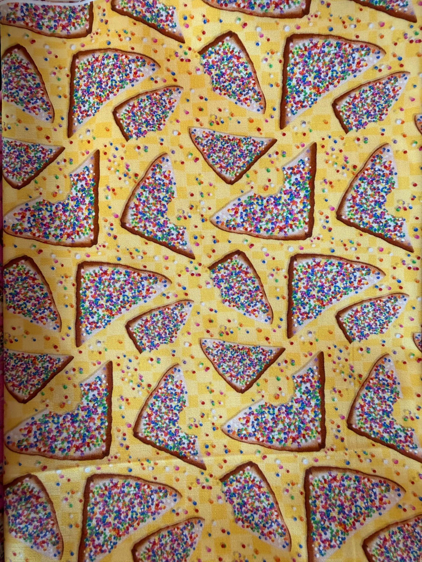 Yellow fairy bread insulin pump belt
