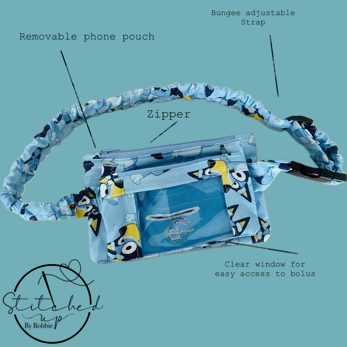 Bluey insulin pump belt