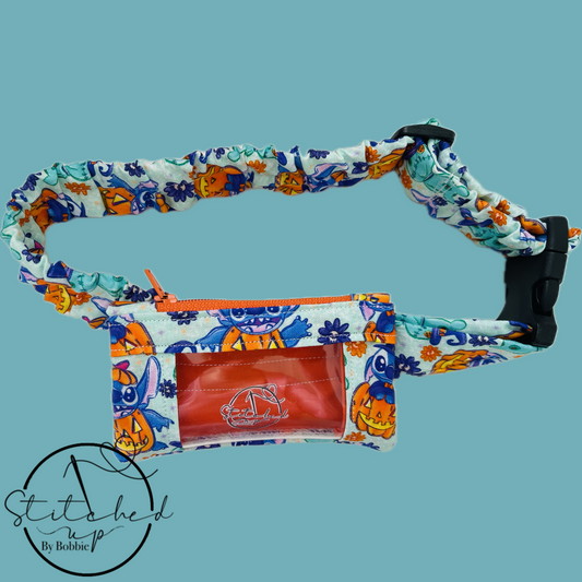Halloween Stitch insulin pump belt