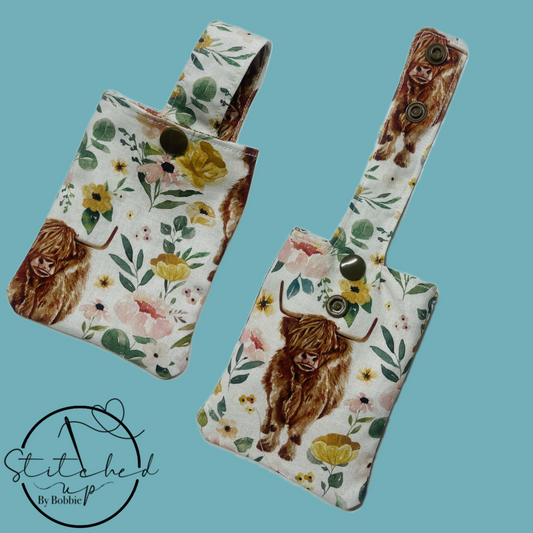 Highland cow Bra/belt insulin pump holder