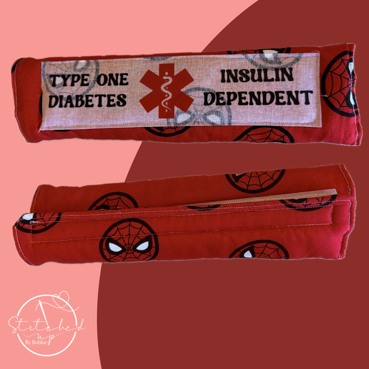 Spidey Insulin dependent seat belt cover