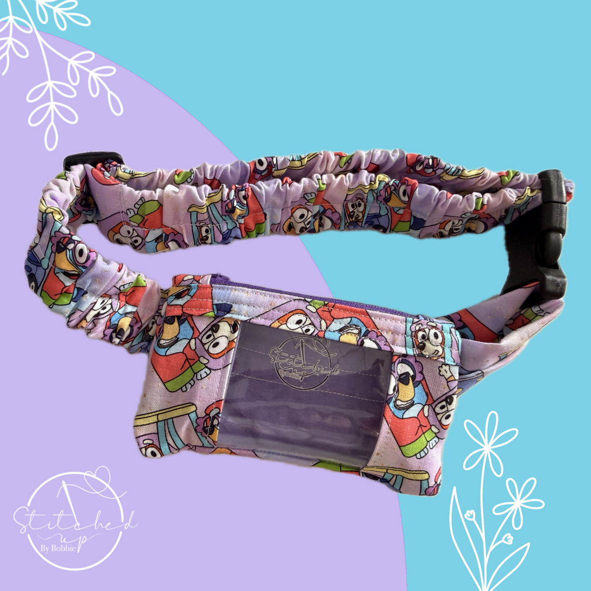 Here come the grannys bluey insulin pump belt