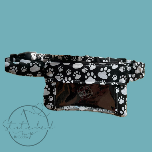 Paw print insulin pump belt