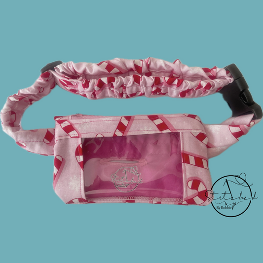 Candy cane insulin pump belt