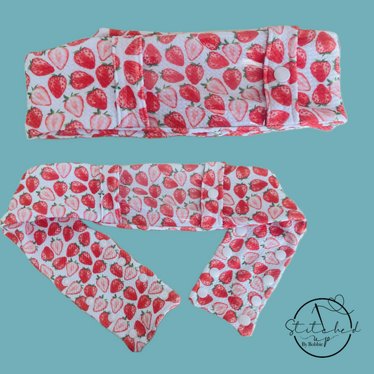 Strawberry stretchy insulin pump belt