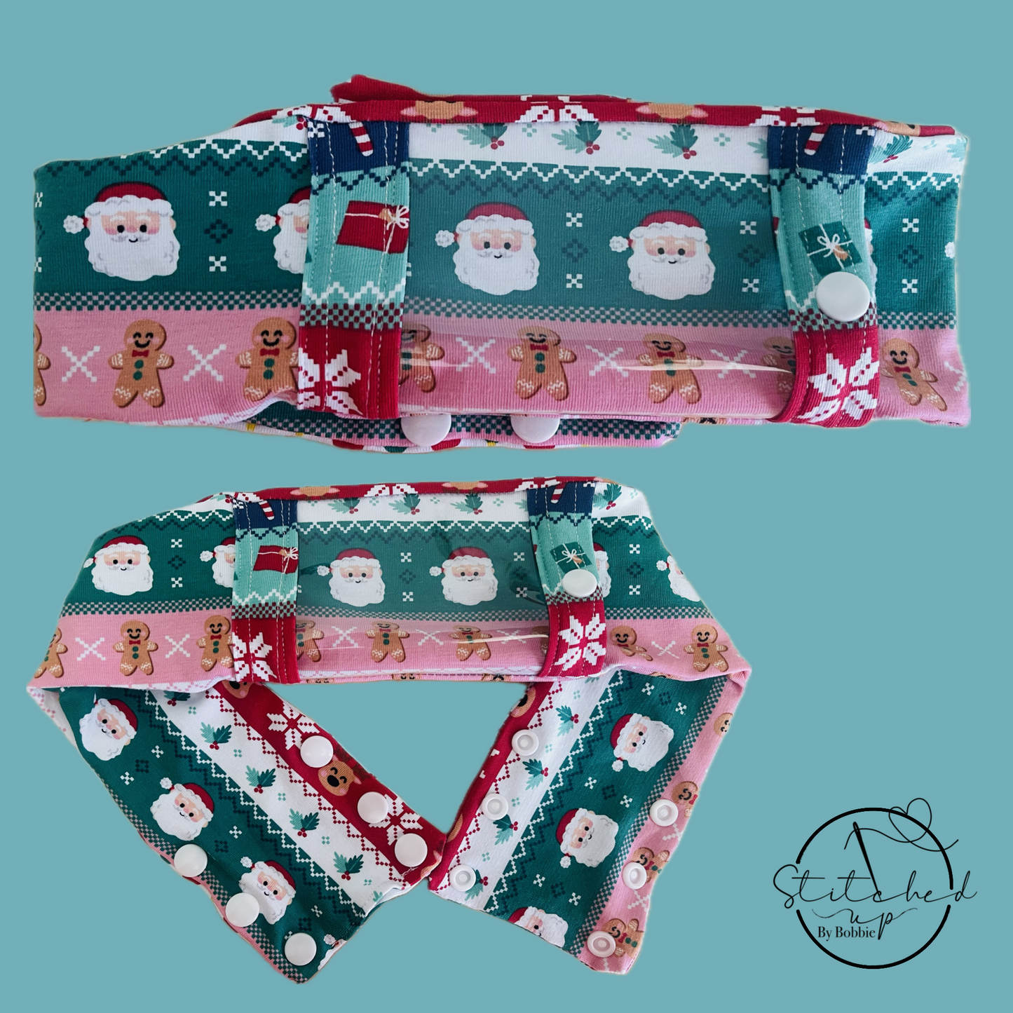 Christmas cracker stretchy insulin pump belt